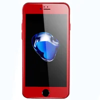 Захисне 5D скло "Aspor" червоне для iPhone 7 Plus / 8 Plus