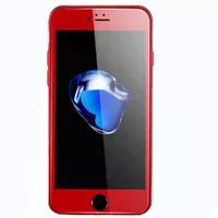 Захисне 5D скло "Aspor" червоне для iPhone 7 Plus / 8 Plus
