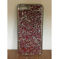 Чехол со стразами "Apex" силиконовый для iPhone 7 Plus/8 Plus Crystal бордовый