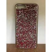 Чехол со стразами "Apex" силиконовый для iPhone 7 Plus/8 Plus Crystal бордовый