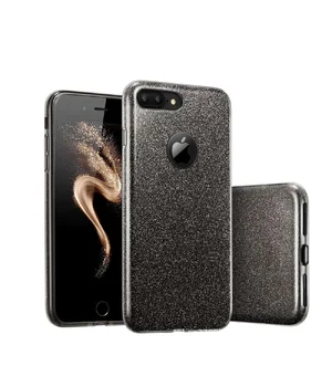 Чехол с блестками "Dazzling shine" силиконовый для iPhone 7 Plus/8 Plus черный Чехол с блестками "Dazzling shine" силиконовый для iPhone 7 Plus/8 Plus черный