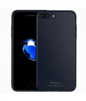 Противоударный силиконовый чехол "iPaky" Musy темно-синий для iPhone 7 Plus/8 Plus