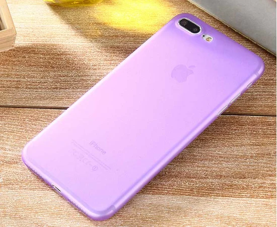 Ультратонкий пластиковий чохол "Ultrathin 0.3mm" фіолетовий для iPhone 7 Plus / 8 Plus