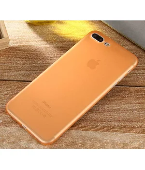 Ультратонкий пластиковий чохол "Ultrathin 0.3mm" помаранчевий для iPhone 7 Plus/8 Plus