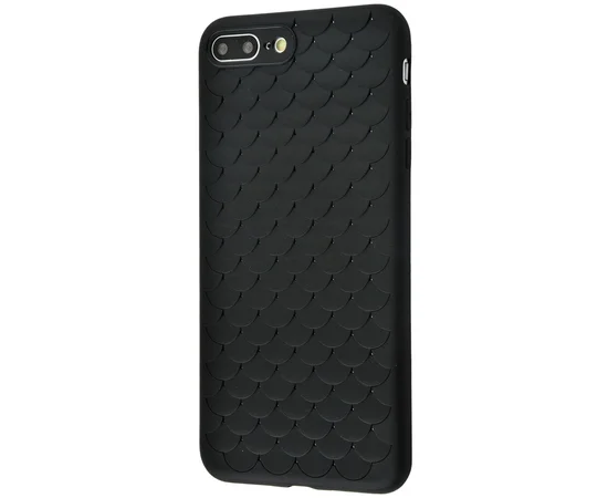 Силиконовый чехол "Scales" черный для iPhone 7 Plus/8 Plus