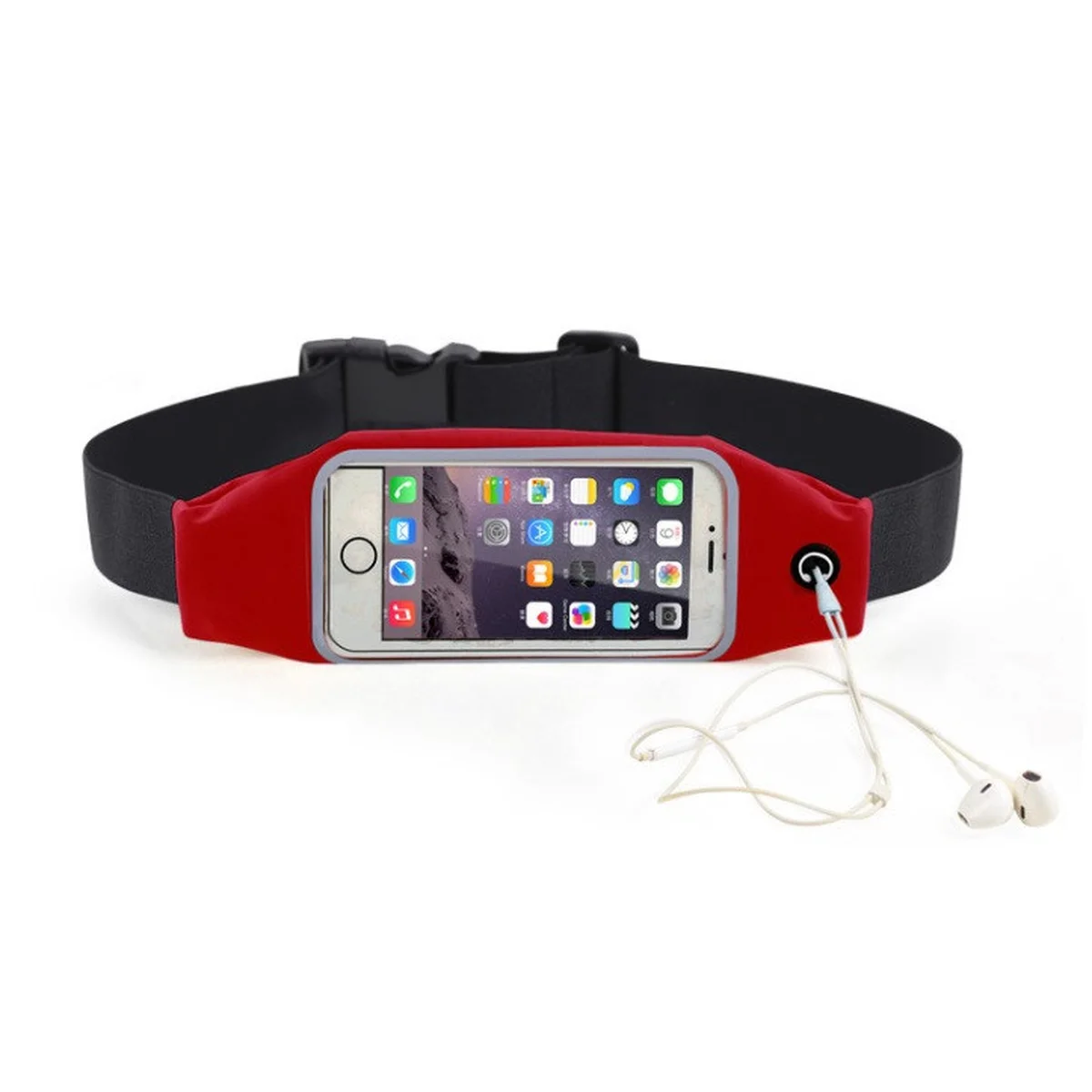 Спортивний чохол на пояс "Floveme" червоний для iPhone