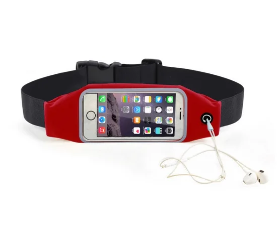 Спортивний чохол на пояс "Floveme" червоний для iPhone