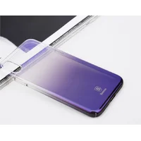 Чехол "Baseus" пластиковый для iPhone X/XS Glaze фиолетовый градиент