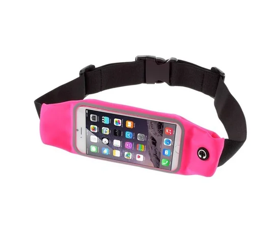 Спортивний чохол на пояс "Floveme" рожевий для iPhone