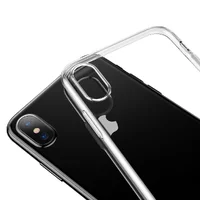 Силіконовий ультратонкий чохол "Oucase" прозорий для iPhone X / XS