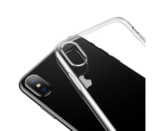 Силиконовый ультратонкий чехол "Oucase" прозрачный для iPhone X/XS