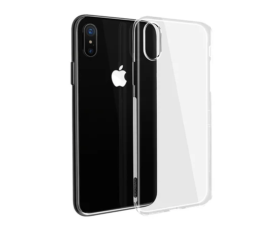 Силиконовый ультратонкий чехол "Oucase" прозрачный для iPhone X/XS