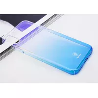 Чохол "Baseus" пластиковий для iPhone X / XS Glaze синій градієнт