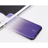 Чехол "Baseus" пластиковый для iPhone X/XS Glaze фиолетовый градиент