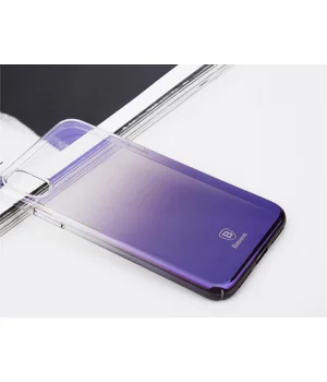 Чохол "Baseus" пластиковий для iPhone X / XS Glaze фіолетовий градієнт
