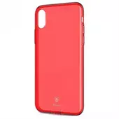 Чехол "Baseus" силиконовый для iPhone X/XS Simple Ultrathin красный