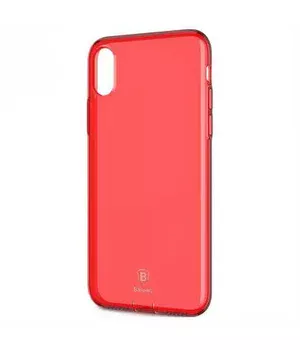 Чехол "Baseus" силиконовый для iPhone X/XS Simple Ultrathin красный