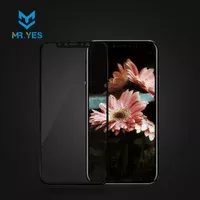 Защитное 3D стекло "Mr.Yes" черное 0.26mm для iPhone X/XS