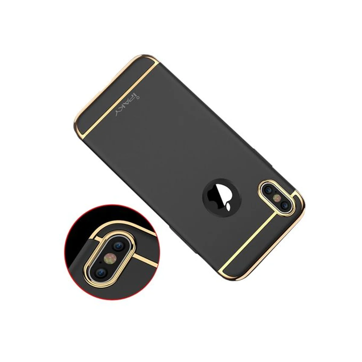 Пластиковий протиударний чохол "iPaky" Joint чорний для iPhone X / XS