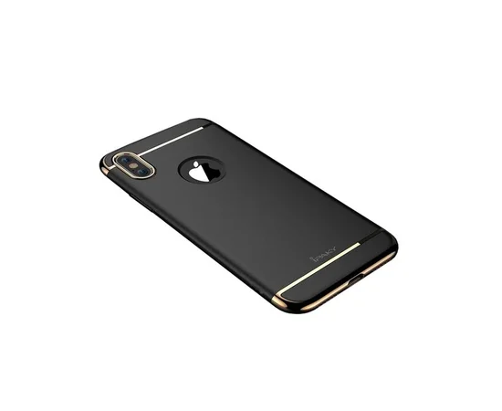 Пластиковый противоударный чехол "iPaky" Joint черный для iPhone X/XS