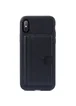 Противоударный чехол "Rock" Cana черный с карманом и подставкой для iPhone X/XS