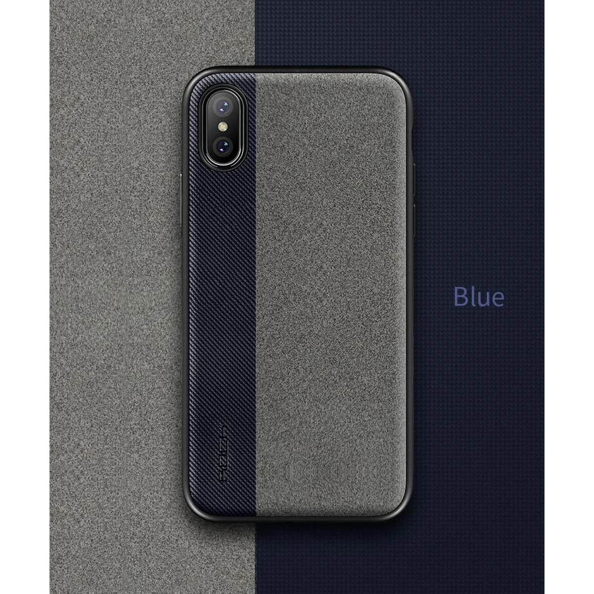 Противоударный чехол "Rock" Origin Pro синий для iPhone X/XS