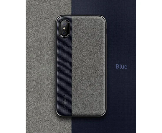 Противоударный чехол "Rock" Origin Pro синий для iPhone X/XS