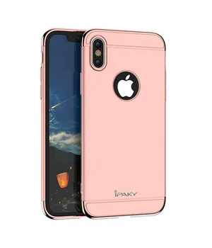 Пластиковий протиударний чохол "iPaky" Joint Rose Gold для iPhone X / XS