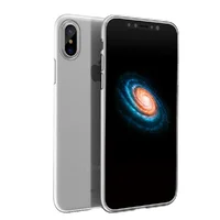 Ультратонкий пластиковый чехол "Rock" Naked белый для iPhone X/XS