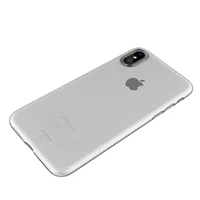 Ультратонкий пластиковый чехол "Rock" Naked белый для iPhone X/XS