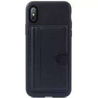 Противоударный чехол "Rock" Cana черный с карманом и подставкой для iPhone X/XS