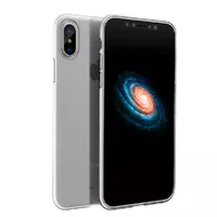 Ультратонкий пластиковый чехол "Rock" Naked белый для iPhone X/XS