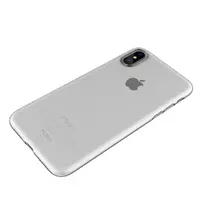 Ультратонкий пластиковый чехол "Rock" Naked белый для iPhone X/XS