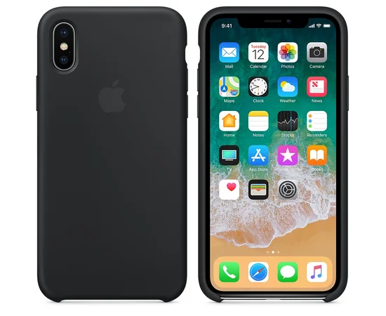 Чехол "Apple" Silicone Case для iPhone XS Max Black (HC)