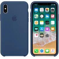 Чехол "Apple" Silicone Case для iPhone X/XS Blue Cobalt (HC)
