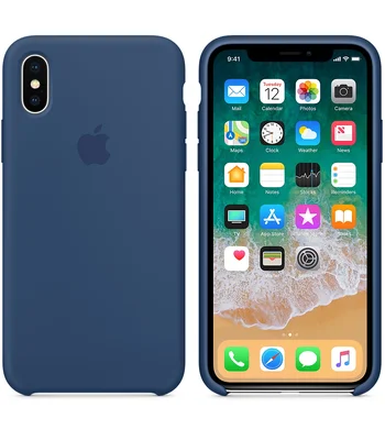 Чохол "Apple" Silicone Case для iPhone X / XS Blue Cobalt (HC)