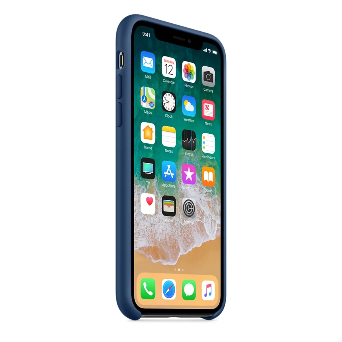 Чехол "Apple" Silicone Case для iPhone X/XS Blue Cobalt (HC)