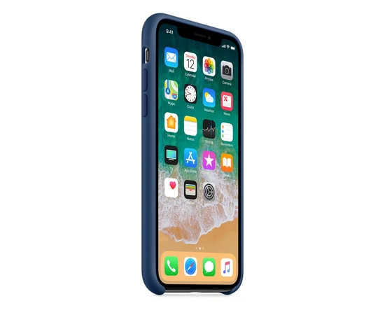Чехол "Apple" Silicone Case для iPhone X/XS Blue Cobalt (HC)
