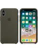 Чехол "Apple" Silicone Case для iPhone X/XS Dark Olive (HC)