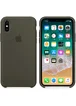Чехол "Apple" Silicone Case для iPhone X/XS Dark Olive (HC)