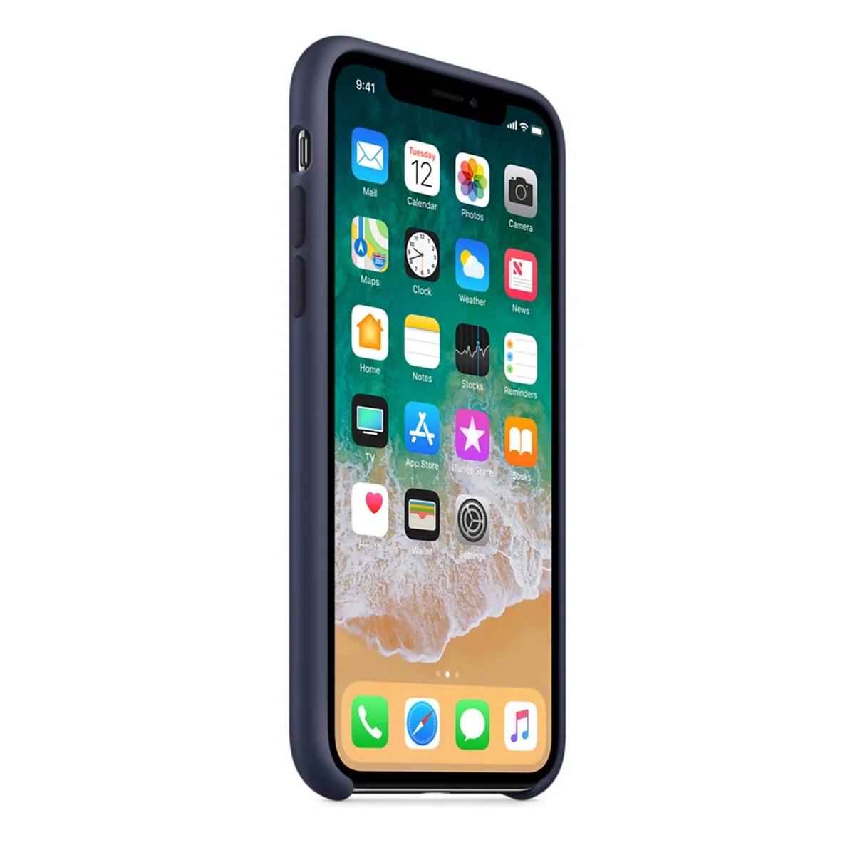 Чехол "Apple" Silicone Case для iPhone X/XS Midnight Blue (HC)