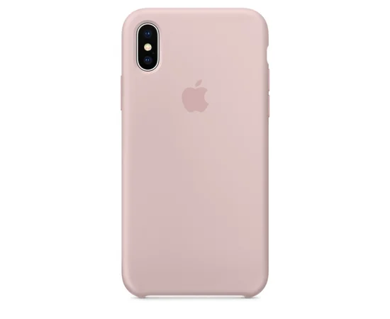 Чехол "Apple" Silicone Case для iPhone X/XS Pink Sand (HC)