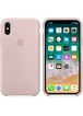 Чехол "Apple" Silicone Case для iPhone X/XS Pink Sand (HC)