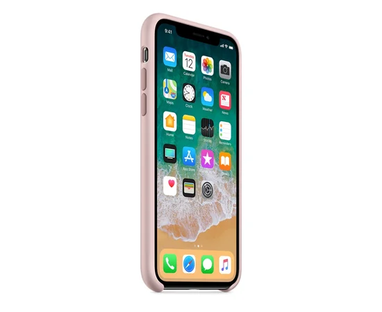 Чехол "Apple" Silicone Case для iPhone X/XS Pink Sand (HC)