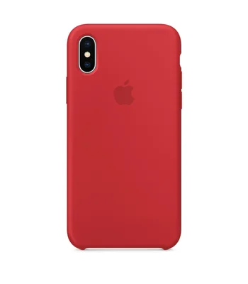 Чехол "Apple" Silicone Case для iPhone X/XS Red (HC)