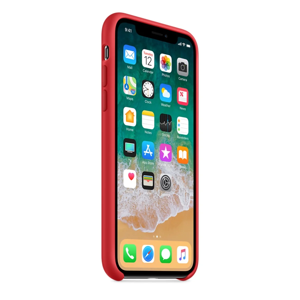 Чехол "Apple" Silicone Case для iPhone X/XS Red (HC)