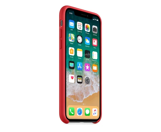 Чехол "Apple" Silicone Case для iPhone X/XS Red (HC)