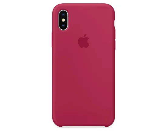 Чехол "Apple" Silicone Case для iPhone X/XS Rose Red (HC)
