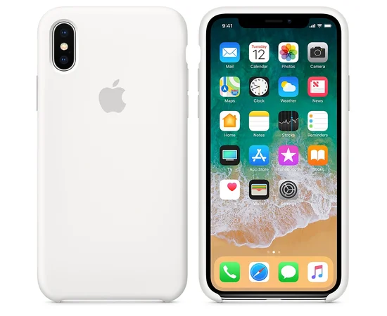 Чехол "Apple" Silicone Case для iPhone XS Max White (HC)