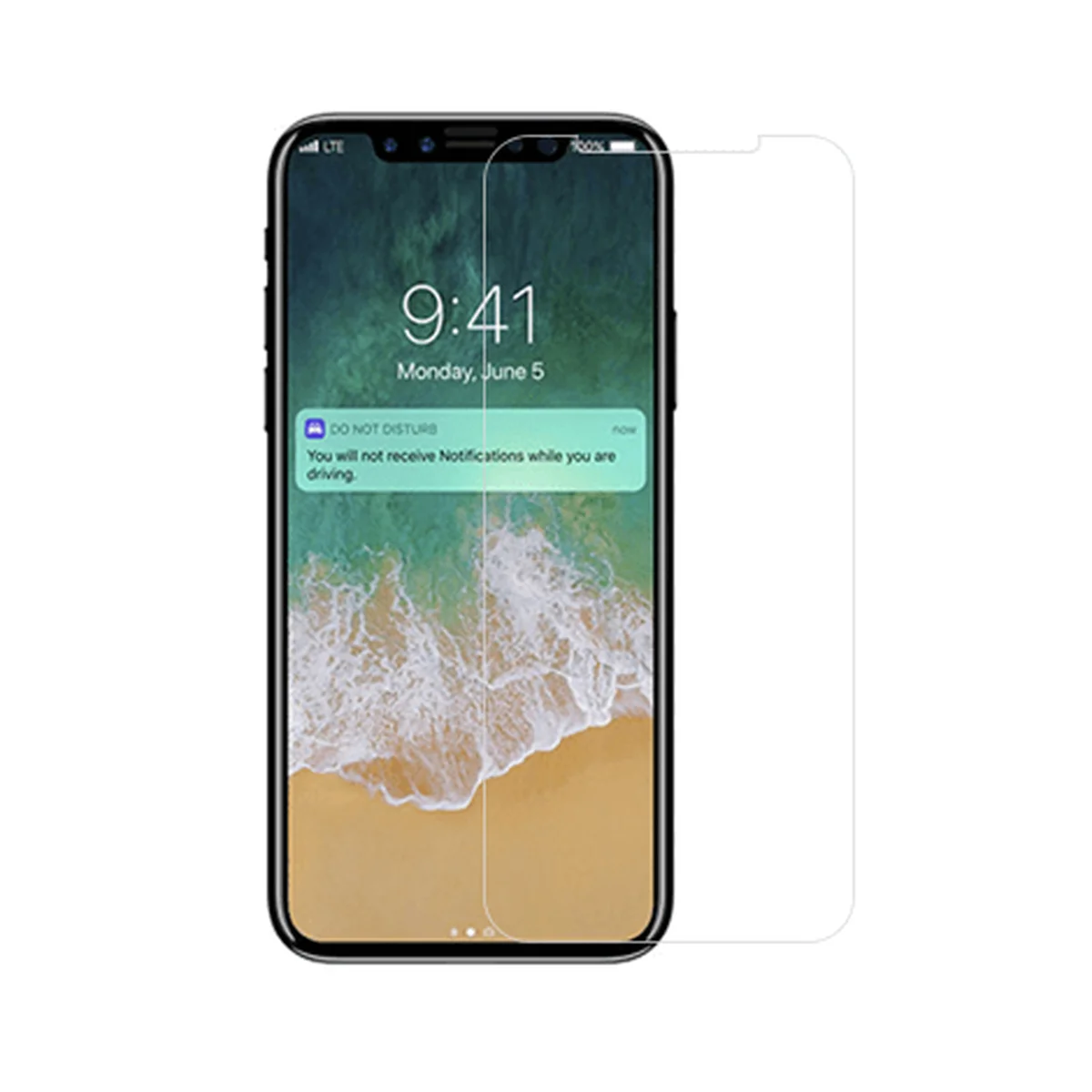 Переднє прозоре скло "Mr.Yes" 0.3mm для iPhone X / XS